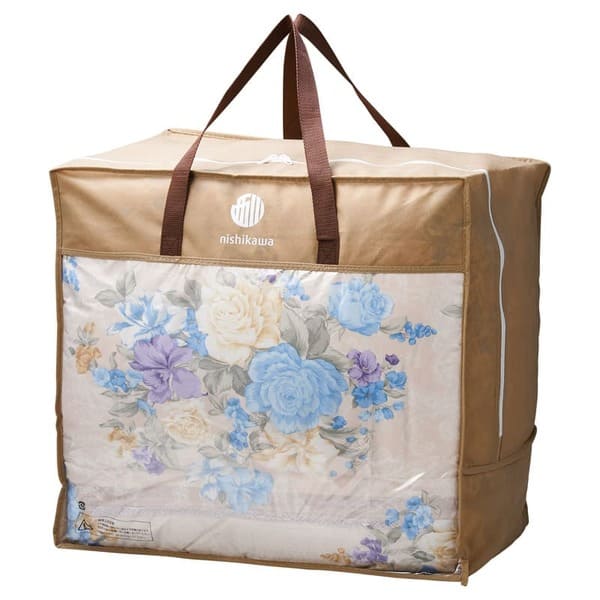 楽天市場】nishikawa 洗える羽毛合掛けふとん ベージュ : いっつここ