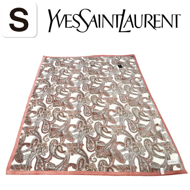 楽天市場 在庫処分 少々難あり 綿毛布 イヴサンローラン コットン毛布 シングル 140 0cm Ysl Yves Saint Laurent イブサンローラン ペイズリー コットンマーク ウォッシャブル ふとん本舗伊月 快眠天国