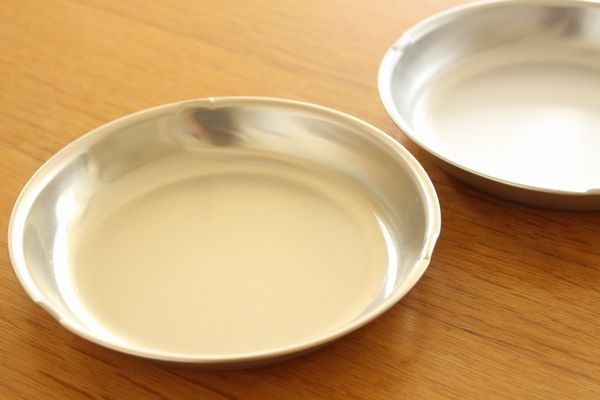 深皿　16cm【　ゴールド　日本製　（パン皿）　】アルミ皿　取り皿　アルマイト　森中製作所