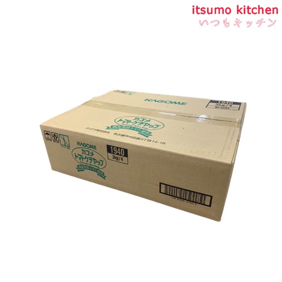 171006x4国産トマト100%使用トマトケチャップ3kgx4袋カゴメ