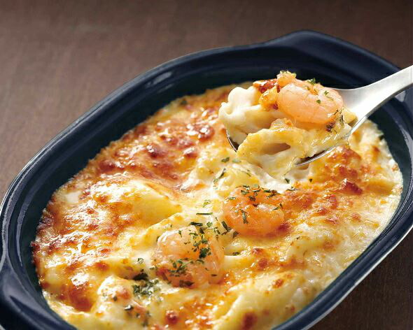 楽天市場 送料無料 お徳用 冷凍食品 業務用 お弁当 おかず おつまみ 惣菜 おうちごはん ステイホーム 家飲み パーティー 時短 まとめ買い ランチ イタリアン グラタン ドリア Fdg 海老とチーズのグラタン X5食 ヤヨイサンフーズ Itsumo Kitchen