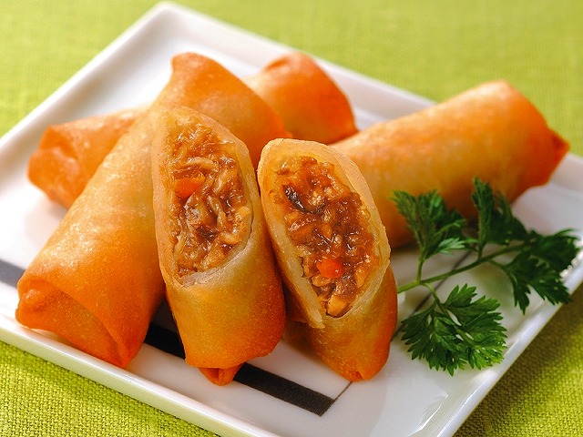 楽天市場】＜冷凍＞ 22523 パリッとディッシュ春巻 1kg(20個