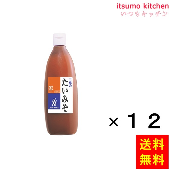 [ランキング入賞！] 【送料無料】たいみそ 530gx12本 三島食品