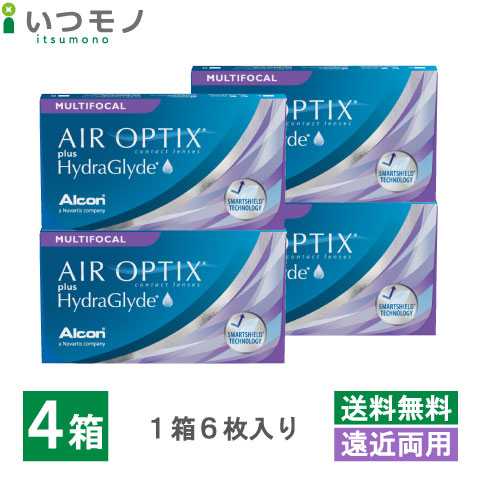 【貨物輸送無料】エアオプティクスプラスハイドラグライドマルチフォーカル 4箱仕掛ける 遠近両用 2週間 2週 アルコン エアオプティクス ハイドラグライド 処方せん不必要