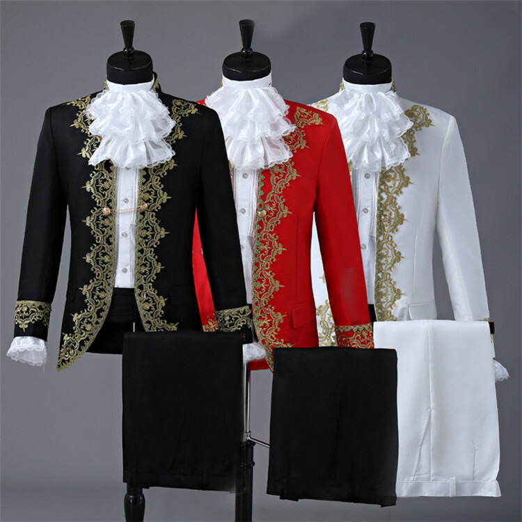 【XS/S/M/L/XL】コスプレ衣装 演出服 王子様 貴族 衣装 メンズ 宮廷服 公爵 宮廷服 男性用スーツ 4点セット 中世 大人 演奏会 舞台ステージ衣装 演劇オペラ声楽 貴族服装 ヨーロッパ クリスマス仮装 ハロウィン衣装d9079c0