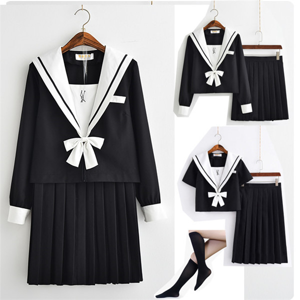 楽天市場】セーラー服 女の子 JK制服 長袖 コスチューム 白襟