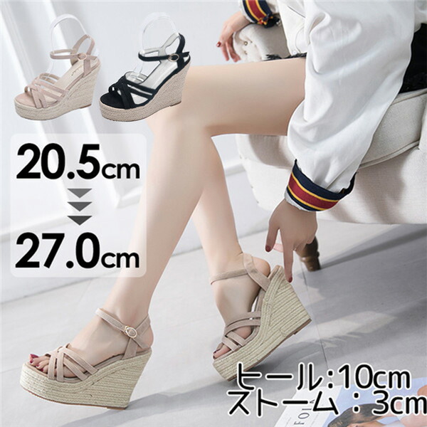 DAPHNE 厚底サンダル ヒール高4.0CM ソフト 大人気 DAPHNE 厚底サンダル ヒール高4.0CM ソフト 大人気
