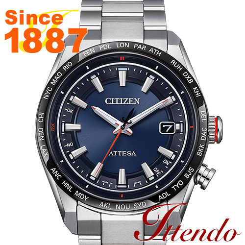 シチズン アテッサ CITIZEN ATTESA CB0287-68L メンズ ウオッチ エコ・運転電磁波時辰儀 ACT Line