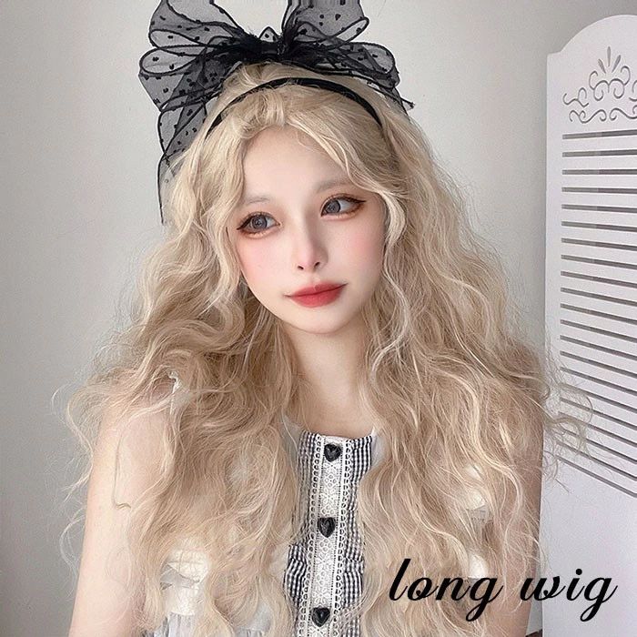 ウィッグ レディース フルウィッグ ロング 長髪 巻き髪 金髪 ゴールド 前髪あり 可愛い かわいい 大人用 コスプレ ロリータ ゴスロリ コスチューム 仮装 かつら 自然 小顔 変装 女装 文化祭 学園祭 演劇 舞台 イベント ハロウィン ゆめかわ de140n1n1x0