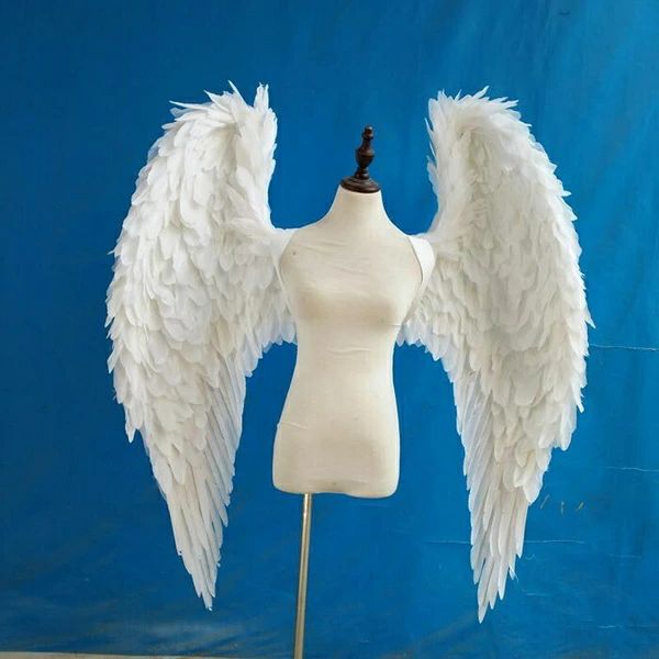 天使 羽 コスプレ道具 羽 翼 羽 ウィング ホワイト 125cm 妖精 悪魔 造型可 ファッションショー パーティーグッズ 撮影 ステージ道具 イベント 文化祭 学園祭 コスチューム ハロウィン クリスマス lg019h2h2h2/代引不可
