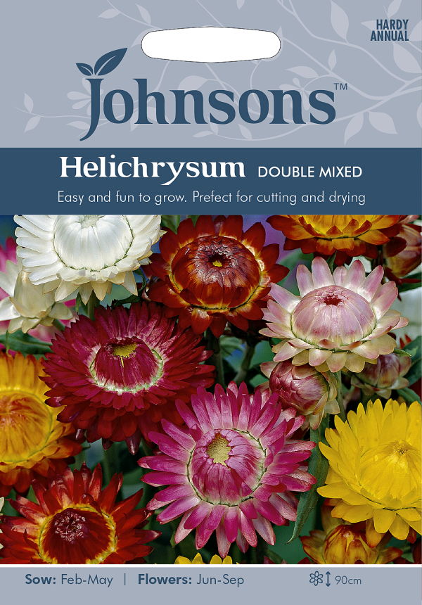 楽天市場 輸入種子 Johnsons Seedshelichrysum Double Mixedヘリクリサム 貝殻草 ダブル ミックスジョンソンズシード Ivy