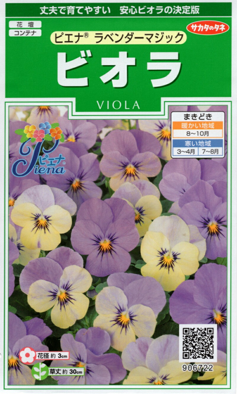 楽天市場】【輸入種子】Mr.Fothergill's Seeds Viola Chicky Chicks ヴィオラ・チッキー・チックス  ミスター・フォザーギルズシード : Ivy