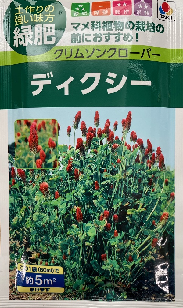 楽天市場 種子 クリムソンクローバー ディクシー タキイ種苗のタネ Ivy