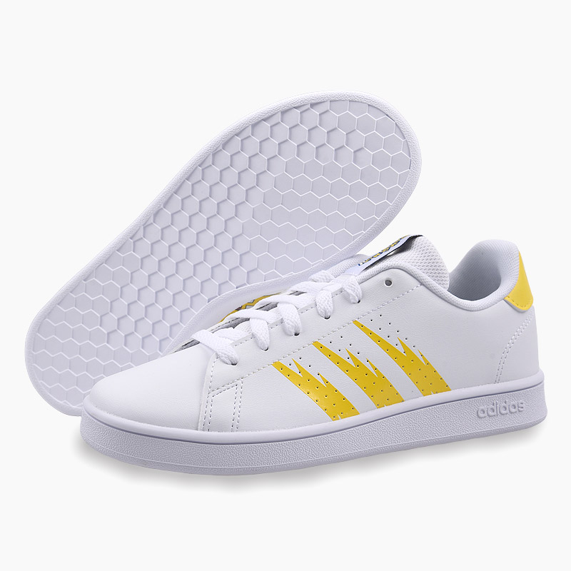 楽天市場 アディダス Adidas スニーカー ピカチュウ ジュニア キッズ ローカット シューズ 靴 カジュアル 運動 ポケモン アドバンテージ Advancourt K Fw3187 Ivy Casual