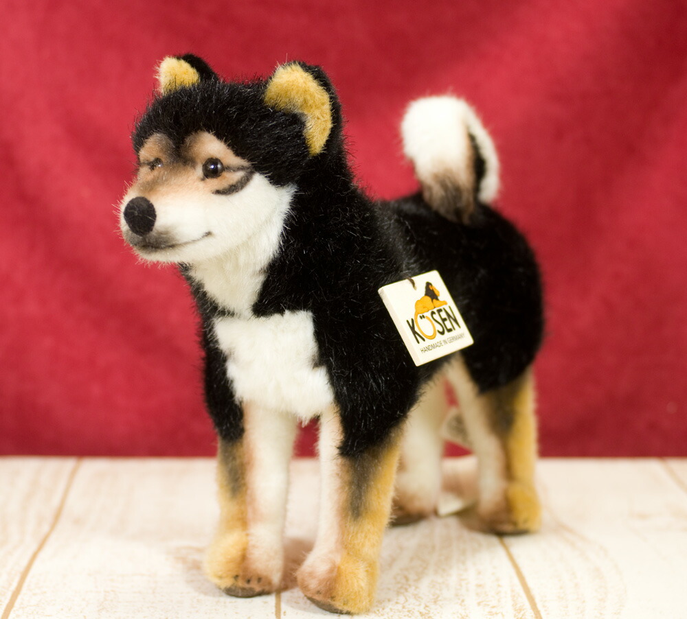 正規激安 ケーセン ぬいぐるみ Kosen 柴犬 黒 たち 28cm イヌ 犬 の 犬 いぬ リアル 動物 特売 Faan Gov Ng