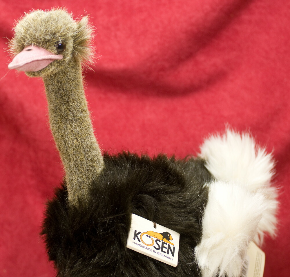 楽天市場 ケーセン ぬいぐるみ Kosen ダチョウ 39cm Strauss Ostrich 鳥 リアル 動物 テディベア専門店 アイビールーム