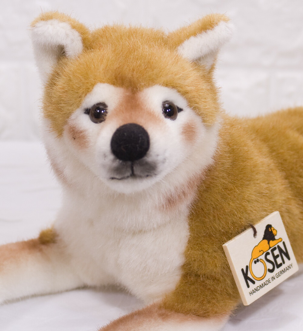 楽天市場 ケーセン ぬいぐるみ Kosen 柴犬 伏せ お腹ペレット詰めタイプ 33cm 犬 リアル 動物 テディベア専門店 アイビールーム