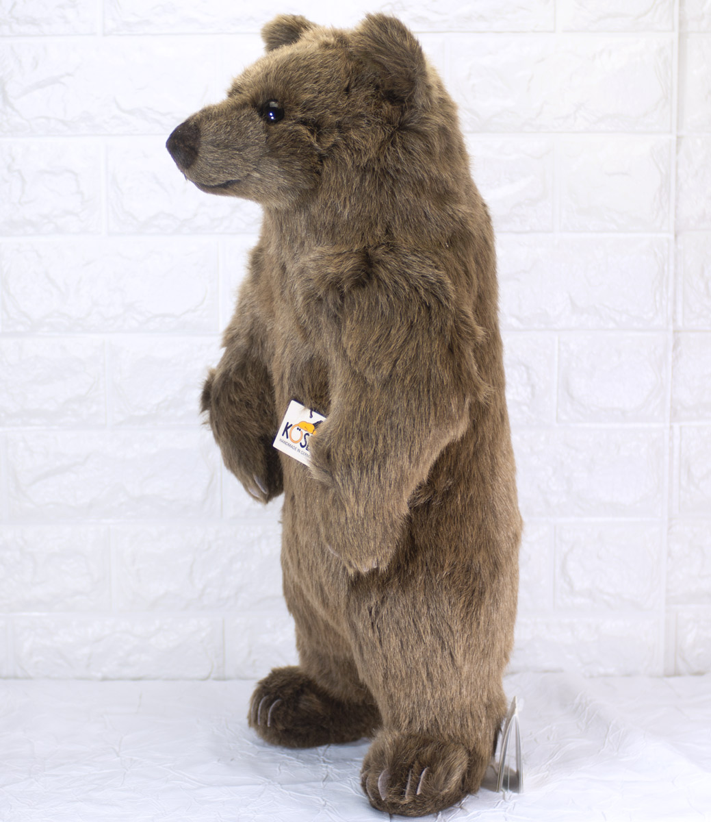 Kosen くま Brown ぬいぐるみ ブラウンベア 大 Schnuffel 51cm Bear Schnuffel クマ くま Bear テディベア 動物 テディベア専門店 アイビールームケーセン 世界一美しいとも言われるぬいぐるみ達 ケーセン リアル