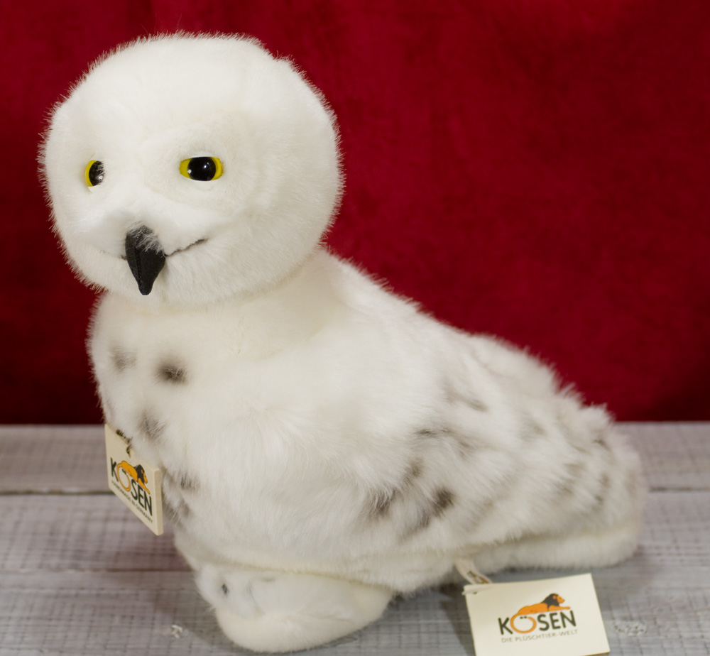 シロフクロウ テディベア Kosen ケーセン社 27cm Wanda Snow Owl