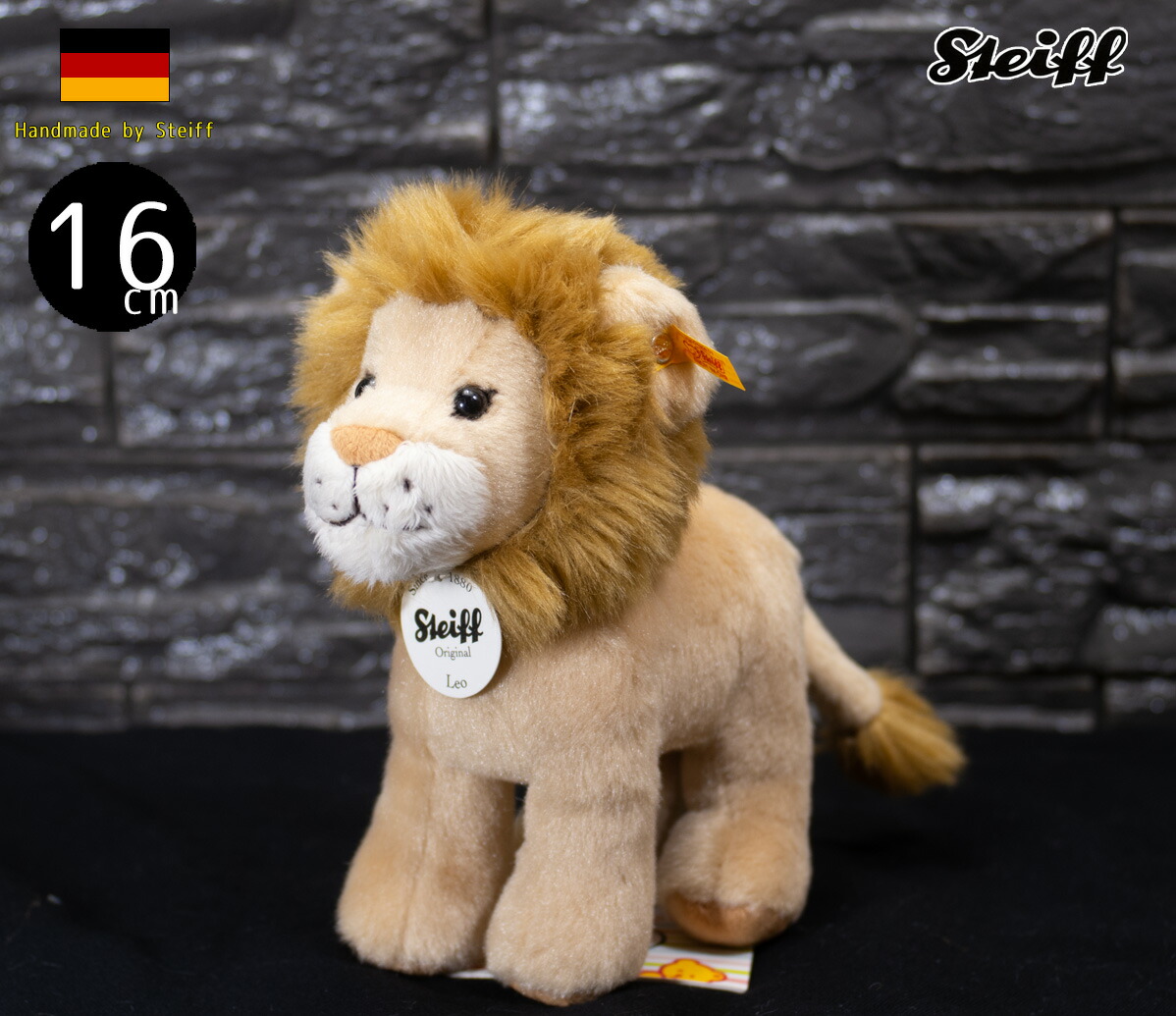 ぬいぐるみ　Leo Mini Teddy bear-レオ ミニテディベア- 16cm 楽天市場】シュタイフ テディベア Steiff スワロフスキー レオ