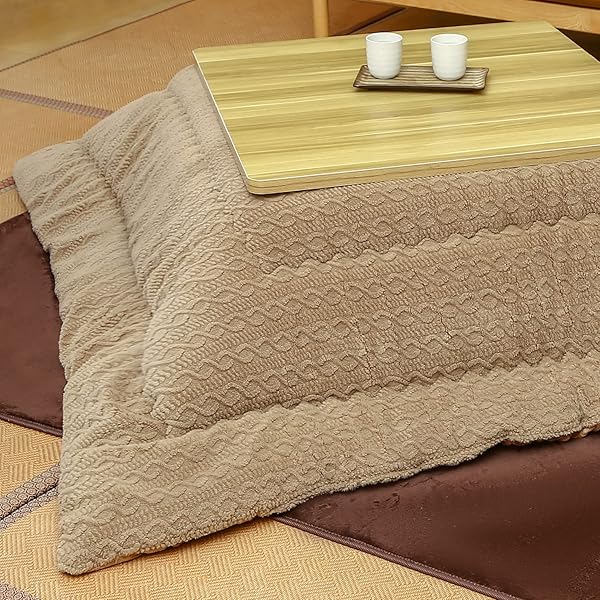 こたつ布団 こたつ厚掛け布団 掛け布団単品 四角四面 リヴァーシブル 両面使える 坦々たる フリ