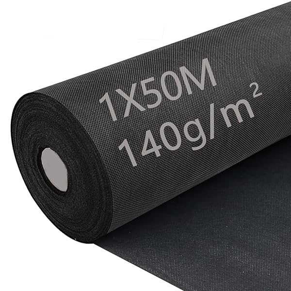 防草腰掛け 1マクスウェル50m 140g/m? 密集して 朦々たる不織布 紫外線落ち込み押しとどめるUV剤入り口・入口 高透水性 除草腰掛け ぼ
