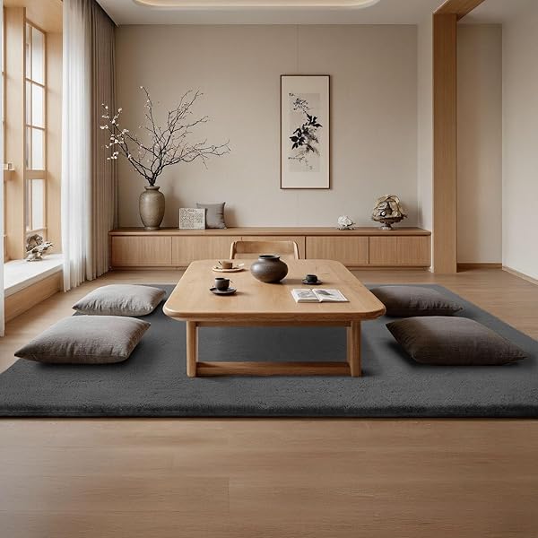 引っ敷き 引っ敷き 275x370珊 全厚約2珊 上滑り打ちきり付 洗える引っ敷き 抗菌 ふわっと手当たり 防音絨