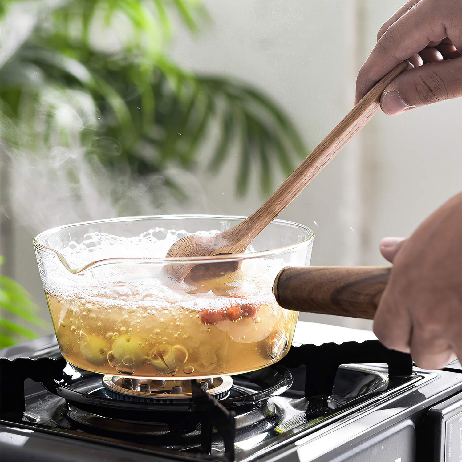 楽天市場】IwaiLoft 【一目瞭然・直火可】片手鍋 ガラス鍋 ミルクパン