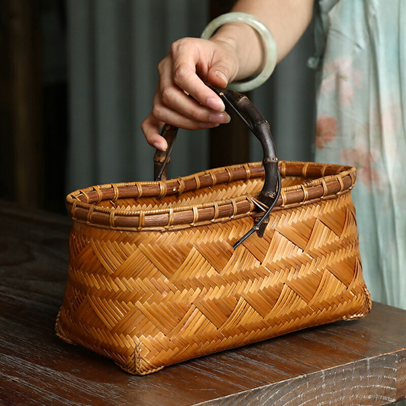 楽天市場】ワインバスケット 秋桜籠(こすもすかご） 小林ミドリ