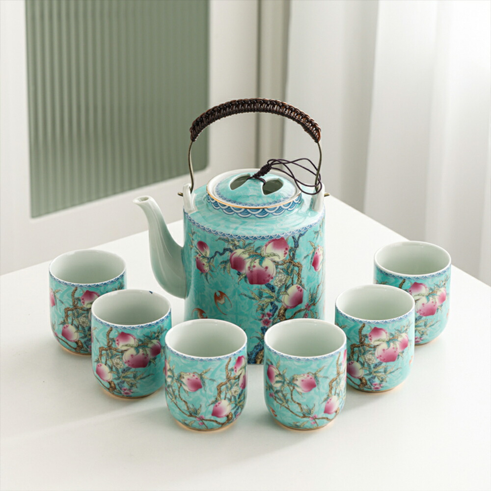 【みーなみーな台湾茶器】28点セット 楽天市場】Eilong 花柄茶器セット : 棚・ラックの専門店 ミクニヤ