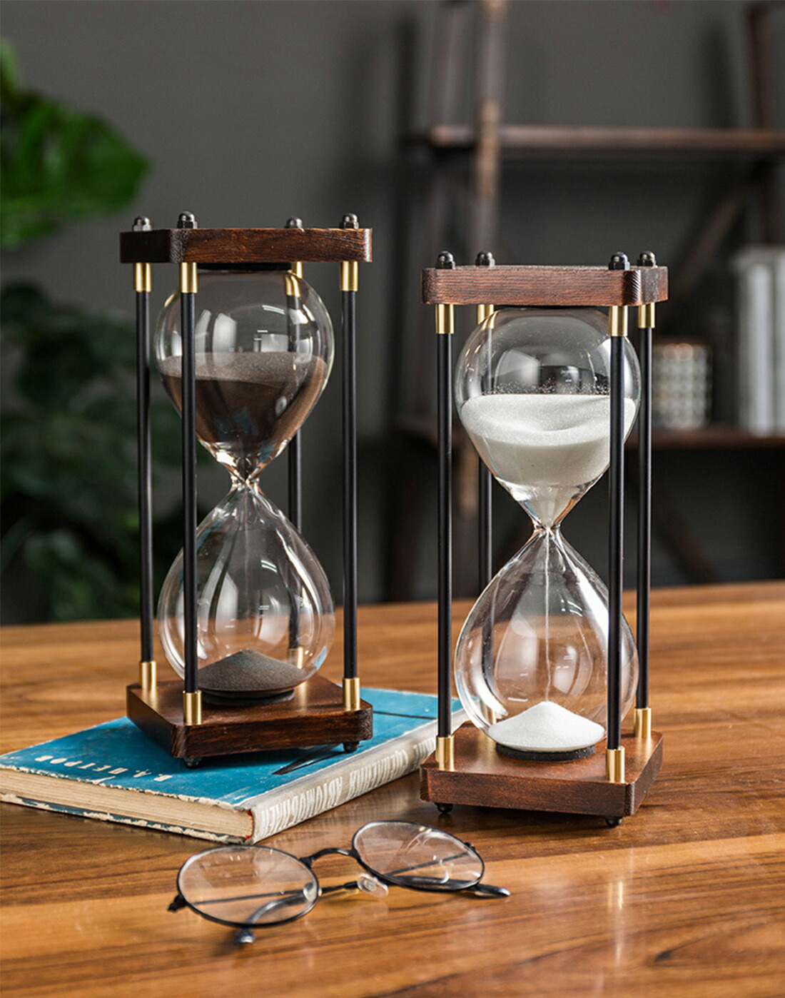 IwaiLoft 砂時計 30分 アンティーク タイマー 砂タイマー 北欧 モダン