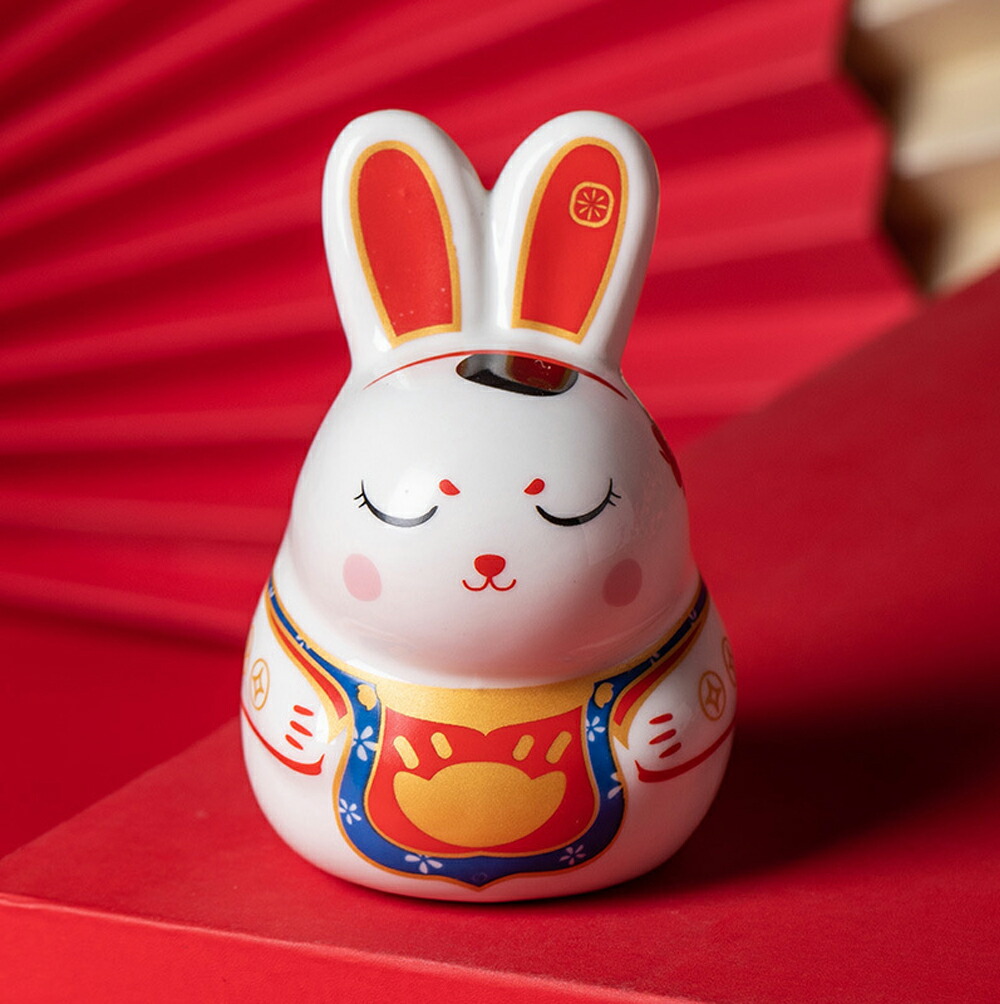 楽天市場】うさぎ 置物 かわいい置物 小物 インテリア 陶磁器 有田焼