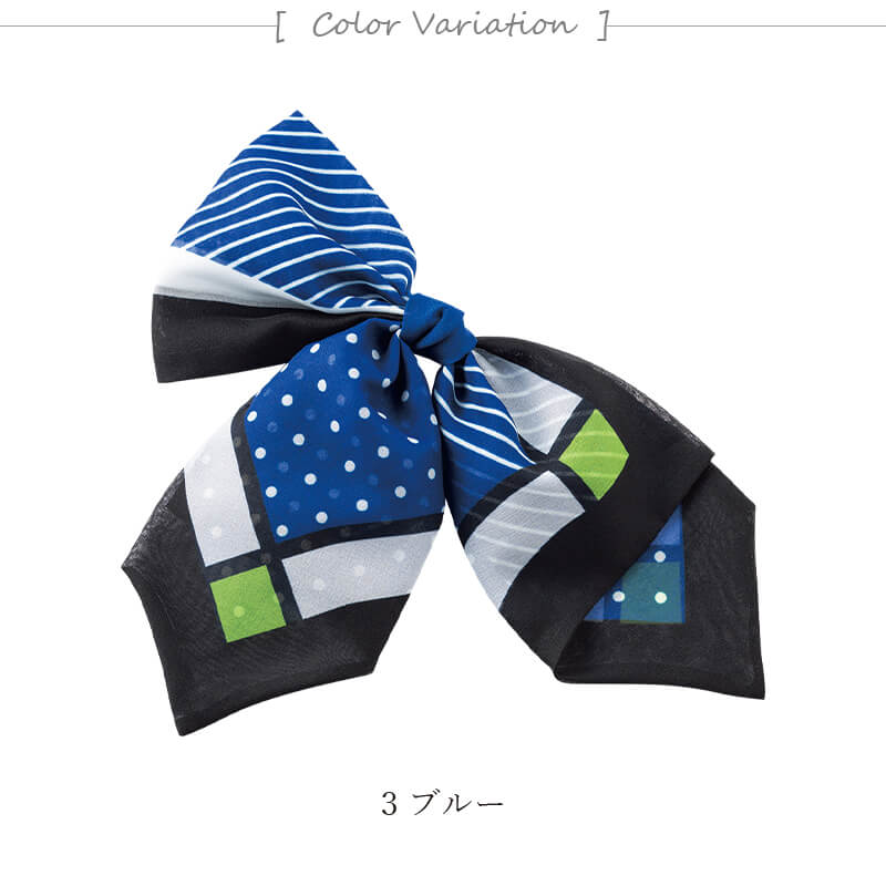 【全品P3倍★10/1限定】事務服ブローチ安全ピン簡単ワンタッチアクセサリーOP173ジョアアンジョアenjoieブルーレッド柄制服事務オフィス受付ホテルブライダルイベントスタッフ窓口案内インフォメーションフロントコン