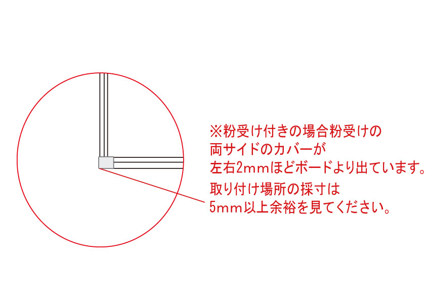 壁掛ホワイトボード 黒板 寸法カット 横方向をカット 縦方向 超可爱 商品代金は含まれておりません