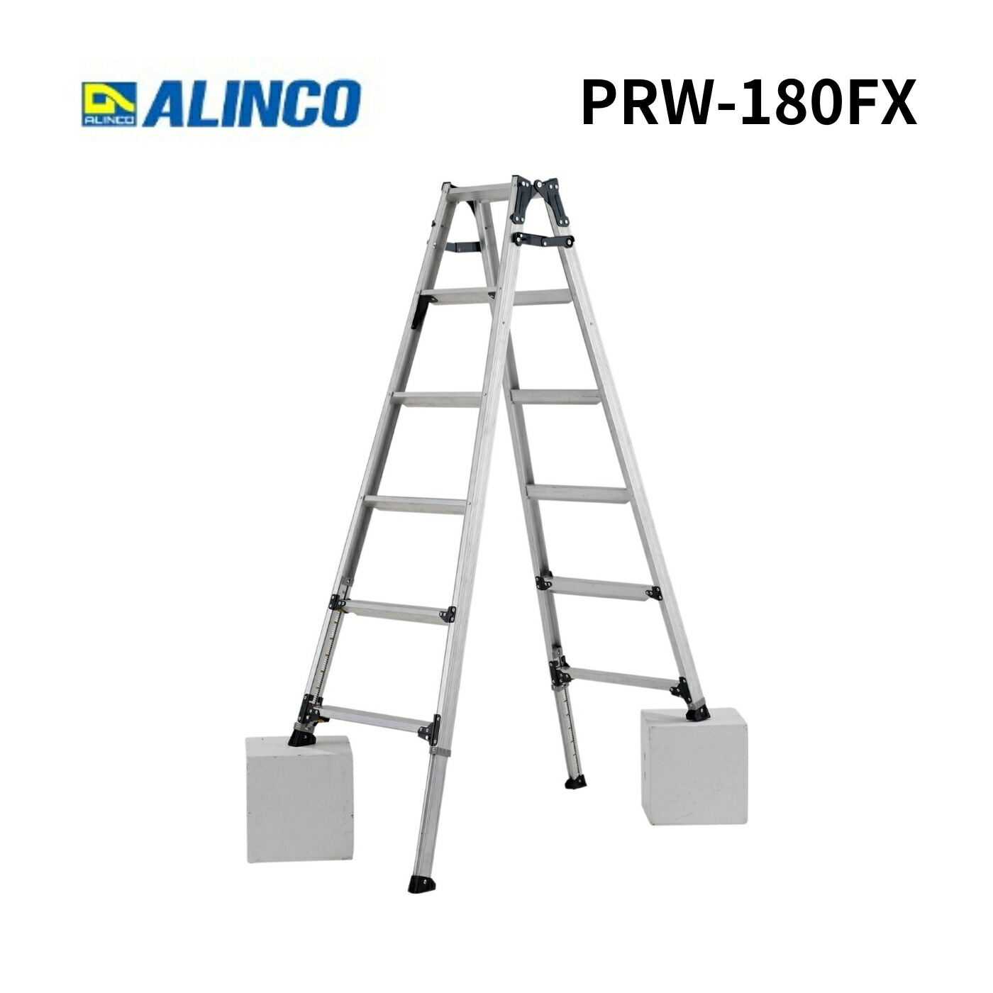 【店卸し資産あり】アルインコ 伸縮脚付掛けはしご兼用脚立 PRW-180FX 6段 6尺【法人押さえる】【通貨価値取り替えっこ不可】