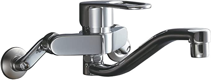 LIXIL(リクシル) キッチン用 壁付 シングルレバー混合水栓RSF-863Y RSF-863YBN キッチン用 シングルレバー混合水栓 シャワー付 壁付タイプ