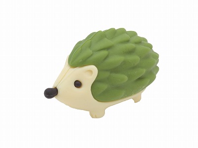 消しゴムはんこNo.143 いちごのお家とハリネズミ