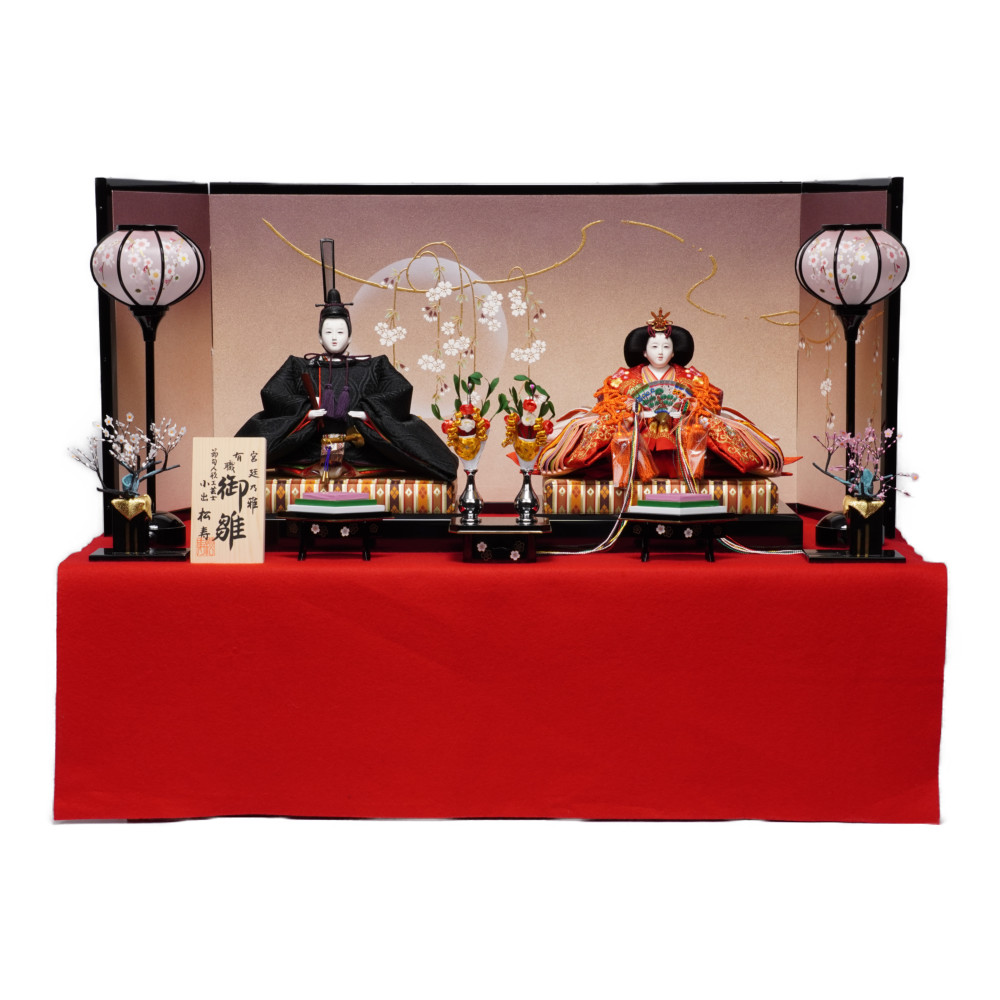 【雛人形】京十番 古今 黒袍 親王飾り | 小出松寿作｜人形の岩崎店 123,750円