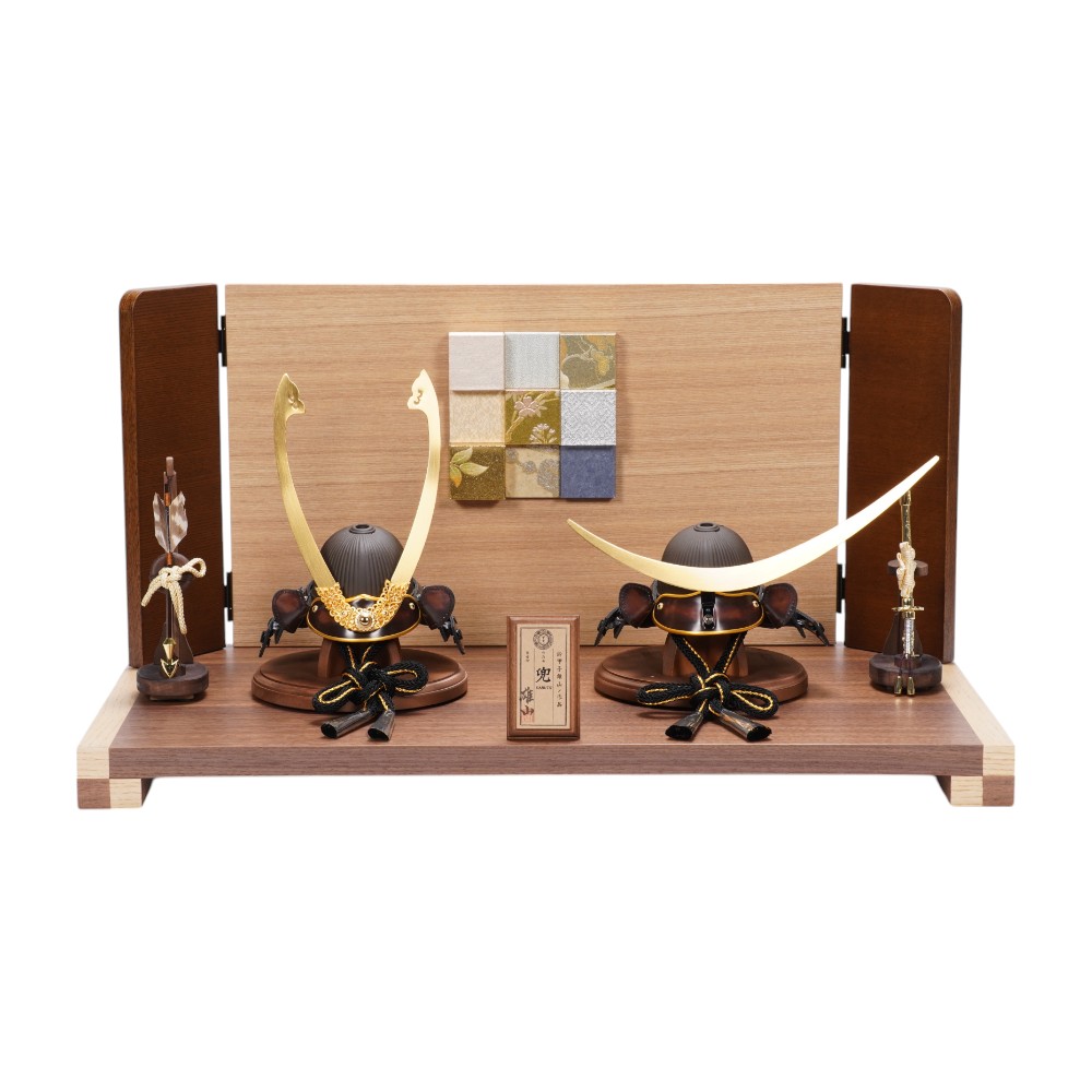 【五月あやつり人形】7号 Armadura 呂武×伊達政宗 兜双生児飾りつけ | 雄山作