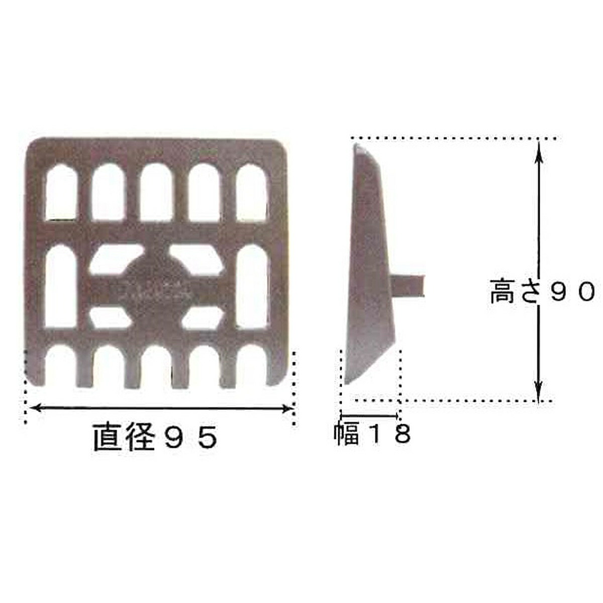 楽天市場 送料無料 ドレンキャップ ヨコ用 改修ストレーナー ベランダ 排水溝 カバー 取付簡単 屋上 ベランダ バルコニー キャップ 排水溝つまり防止 ゴミ除け部品 アルミダイカスト製 ｄ ２ ベランダガーデニング イワタドレン 楽天市場店