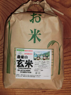 【発送中】農家の玄米（本田）5ｋｇ×1袋★送料無料（沖縄除く）数量限定・色彩選別済・本田無化学肥料栽培【RCP】