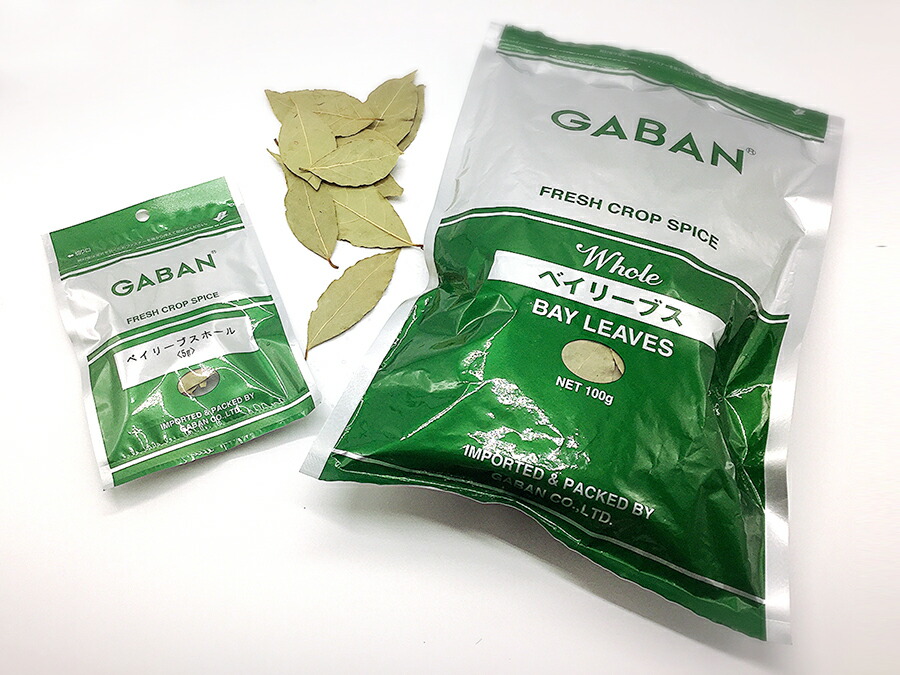 割引購入 Gaban ベイリーブ ホール ベイリーフ ローリエ 月桂樹 ローレル 100g ギャバン Toyama Nozai Co Jp