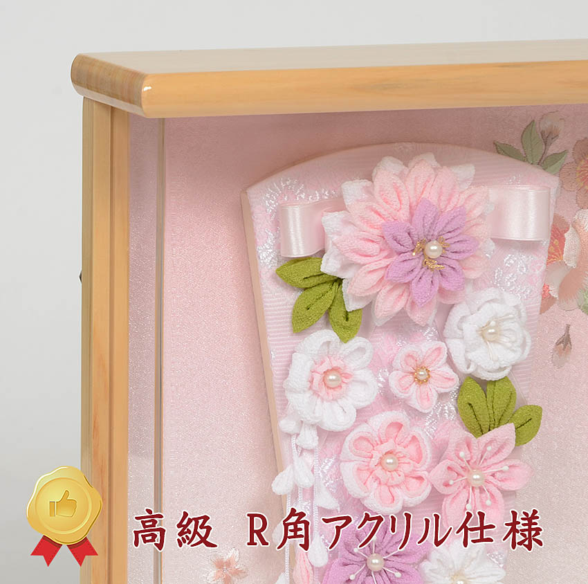 魅力的な つまみ細工 羽子板 初正月 匠一好 壁掛け 8号 コンパクト アクリル ケース 額飾り おしゃれ Fucoa Cl