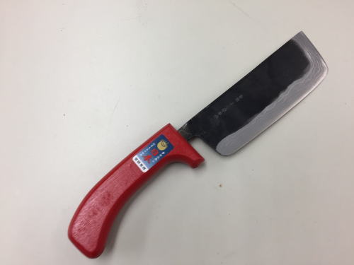 楽天市場 玉日本 剣型 野菜収穫包丁 155mm Ty 06 両刃 白二鋼 赤塗安全柄 日本製 越前打刃物 岩内金物店楽天市場店