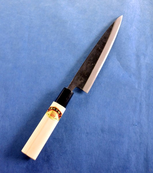 楽天市場】鍛造ネギ切包丁 浜研ぎ 300mm 白二鋼 黒仕上 両刃 越前打