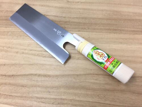 玉日本 磨き 鍛える角麺切ごはん炊き 240粍 瓠目じるし 両刃 越前打切れ物 日本製