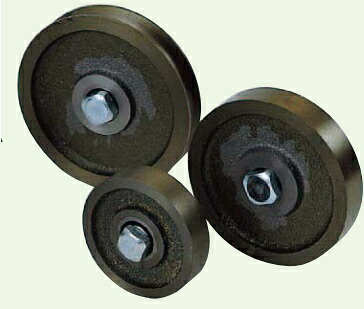 ヨコヅナ パテント車 鉄鋳物 平型 120mm PHP-1202 【2個】
