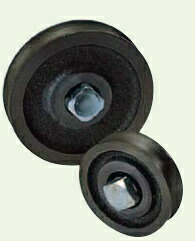 ヨコヅナ パテント車 鉄鋳物 丸型 120mm PHP-1201 【2個】