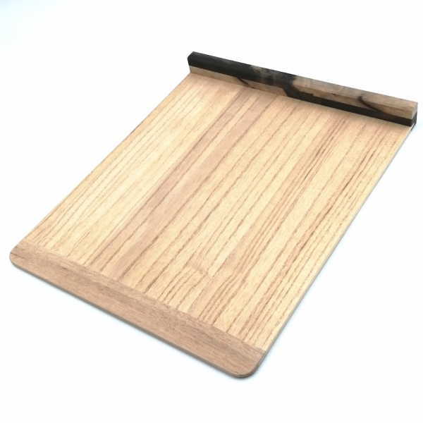 玉日本 越前桐 黒柿製 本職用 端噛付こま板 約270mm×330mm×枕高24mm 日本製