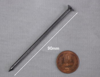 丸釘 #9×90mm×24kg (約496本×6箱) N90 【JIS規格品】【同梱不可】